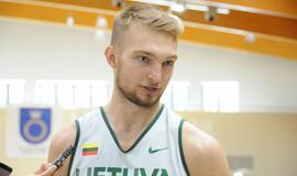 Krepšinio rinktinės treniruotė Palangoje