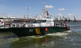 Prezidentė pakrikštijo pasieniečių laivą