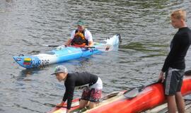 Baidarių ir kanojų Žvejo dienos regata, žygis baidarėmis "Vilties yriai Nemunu – su viltimi prieš srovę"