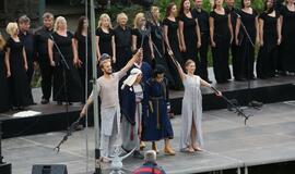 Pristatytas baltų genčių kostiumas