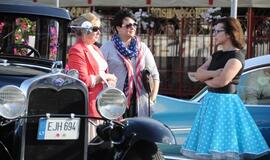 Į Klaipėdos gatves išriedėjo "Seni kibirai"