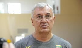 Krepšinio rinktinės treniruotė Palangoje