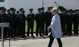 Prezidentė pakrikštijo pasieniečių laivą