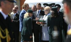 Prezidentė pakrikštijo pasieniečių laivą