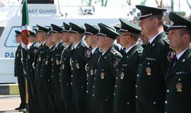 Prezidentė pakrikštijo pasieniečių laivą