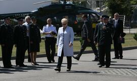 Prezidentė pakrikštijo pasieniečių laivą