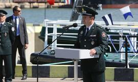 Prezidentė pakrikštijo pasieniečių laivą