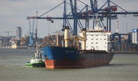 "Deltuva" įplaukė į Klaipėdos uostą