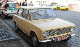 Į Klaipėdos gatves išriedėjo "Seni kibirai"