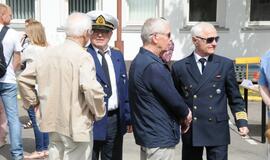 Jūreivystės mokykloje susitiko absolventai