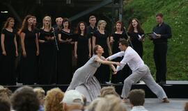 Pristatytas baltų genčių kostiumas