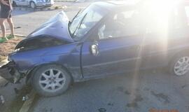 Kretingoje per avariją sužeista moteris