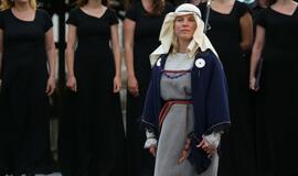 Pristatytas baltų genčių kostiumas