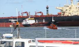 Prezidentė pakrikštijo pasieniečių laivą