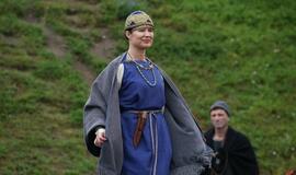 Pristatytas baltų genčių kostiumas