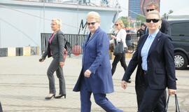 Prezidentė pagerbė žuvusiuosius jūroje