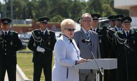 Prezidentė pakrikštijo pasieniečių laivą