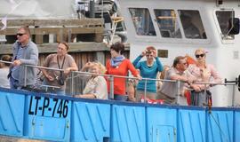 Prezidentė pagerbė žuvusiuosius jūroje