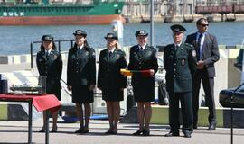 Prezidentė pakrikštijo pasieniečių laivą