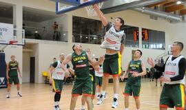 Krepšinio rinktinės treniruotė Palangoje