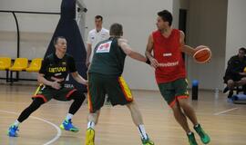 Krepšinio rinktinės treniruotė Palangoje