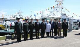 Prezidentė pakrikštijo pasieniečių laivą