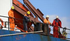 "Deltuva" įplaukė į Klaipėdos uostą