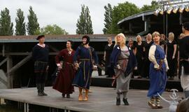 Pristatytas baltų genčių kostiumas