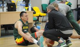 Krepšinio rinktinės treniruotė Palangoje