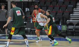 Lietuvos krepšinio rinktinės treniruotė