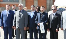 Prezidentė pakrikštijo pasieniečių laivą