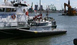 Prezidentė pakrikštijo pasieniečių laivą