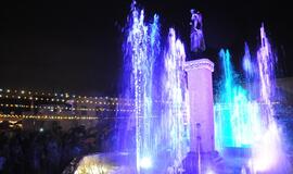 Jūros šventė. Fejerverkai. Teatro aikštė.