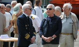 Jūreivystės mokykloje susitiko absolventai