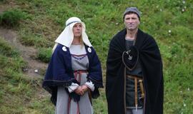 Pristatytas baltų genčių kostiumas