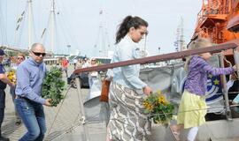 Prezidentė pagerbė žuvusiuosius jūroje