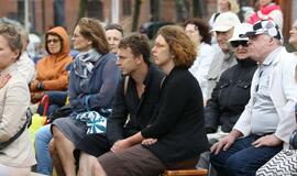 Pristatytas baltų genčių kostiumas