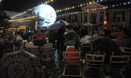 Jūros šventė. Fejerverkai. Teatro aikštė.