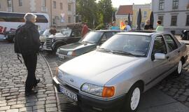 Į Klaipėdos gatves išriedėjo "Seni kibirai"