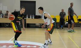 Krepšinio rinktinės treniruotė Palangoje