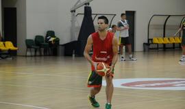 Krepšinio rinktinės treniruotė Palangoje