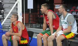 Lietuvos krepšinio rinktinės treniruotė