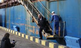 "Deltuva" įplaukė į Klaipėdos uostą