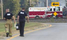 JAV: chemijos įmonėje Teksase kilo didelis gaisras