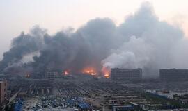 Kinija: sprogusiame sandėlyje galėjo būti laikomos labai nuodingos medžiagos