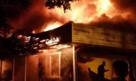 Palangoje užsidegė kavinė