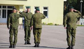 Vado pasikeitimo ceremonija Dragūnų batalione