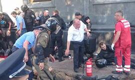 Prie Ukrainos parlamento - kruvinos riaušės