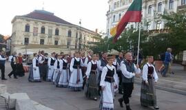 Šokių kolektyvas "Vėtra" Vengrijoje