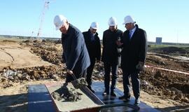 "Silberauto" automobilių centro statybų pradžia Klaipėdoje